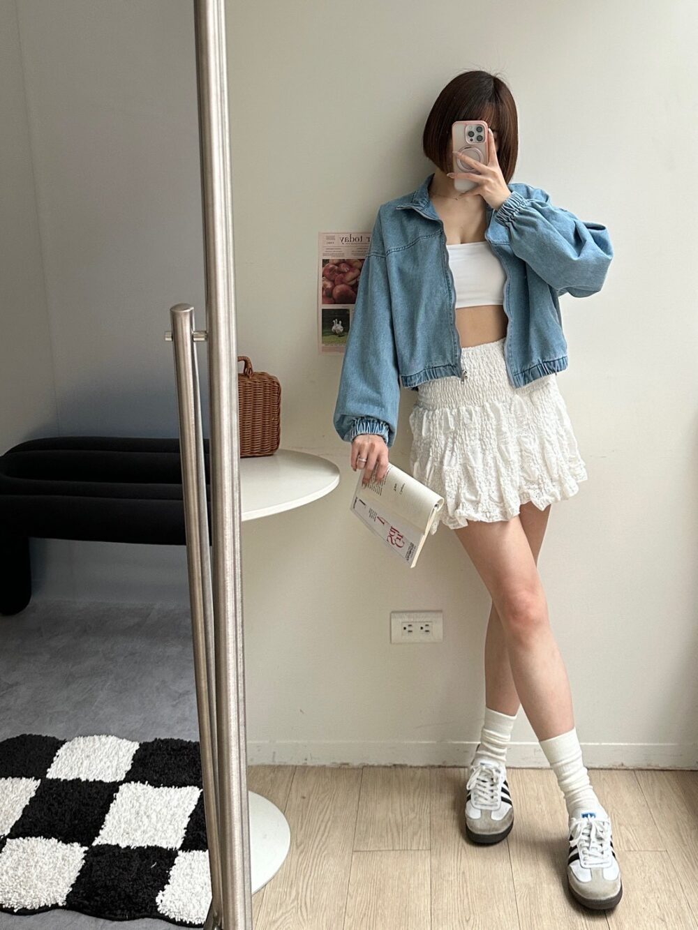 牛仔拉鍊洗水外套