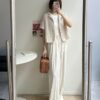 棉麻四領短襯衫