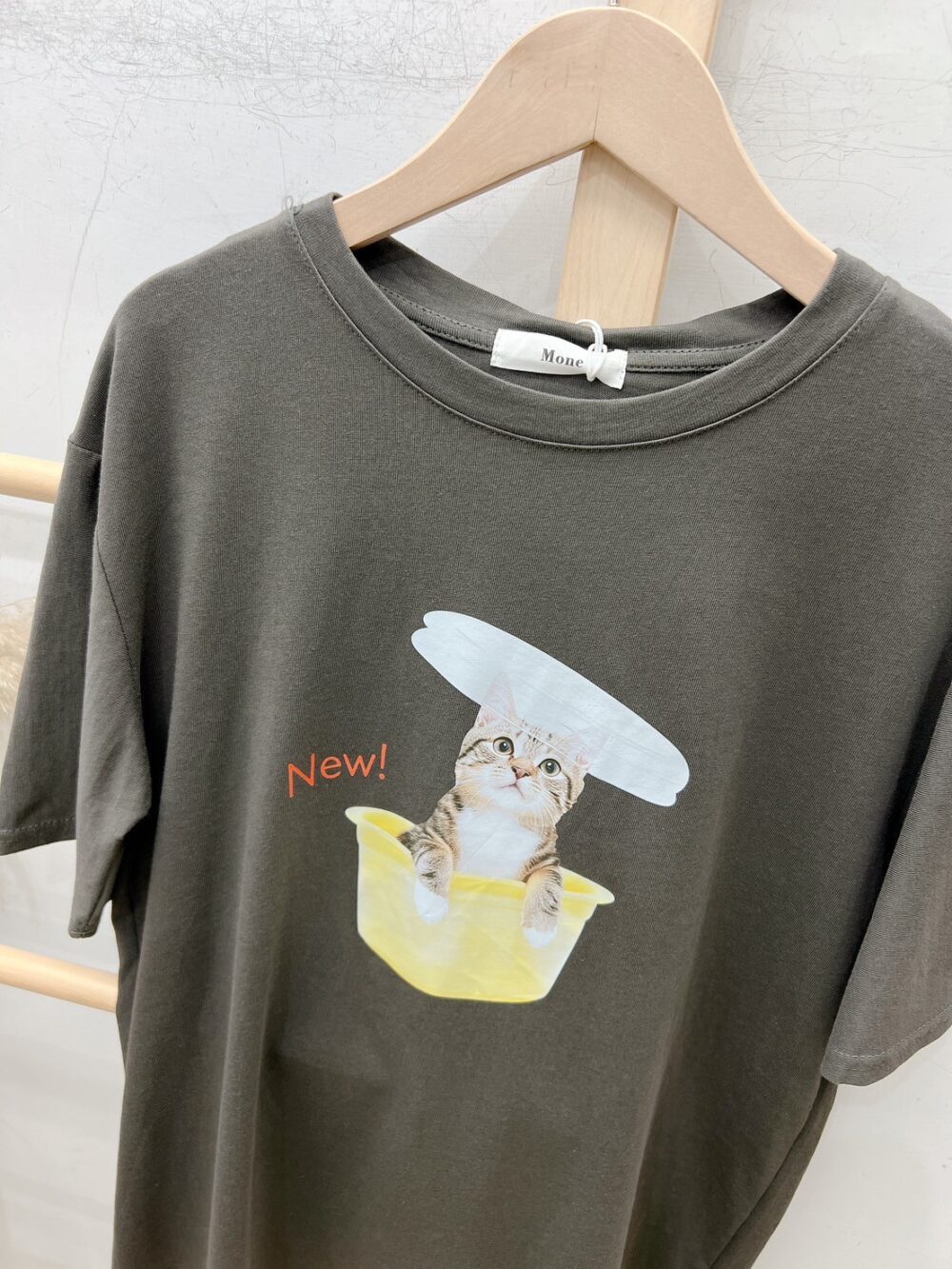 杯子小貓印花Tee