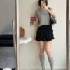 燒花兩穿可當平口可當裙