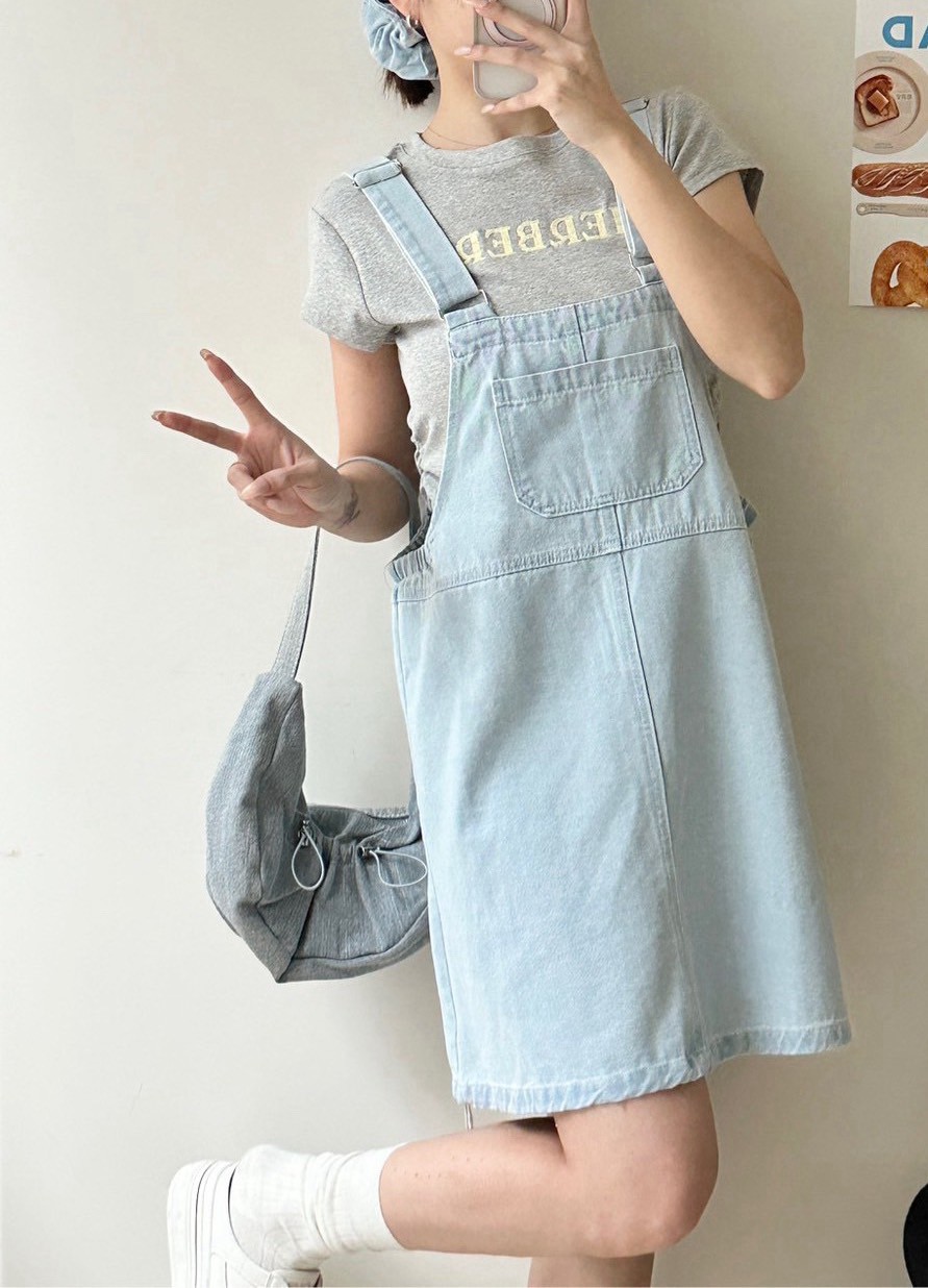 刺繡縮腰英文T