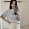 涼感英文字母棉T