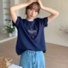 涼感英文字母棉T