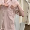 素色高級刺繡居家服