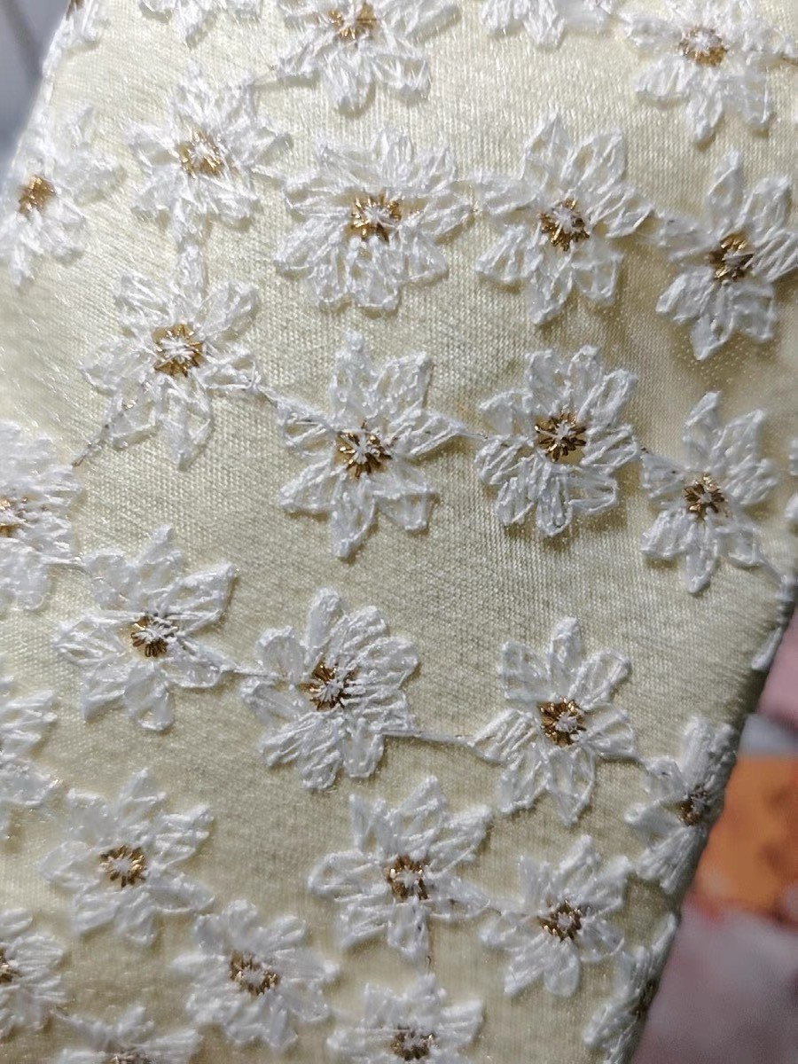 小花刺綉網紗蕾絲背心包