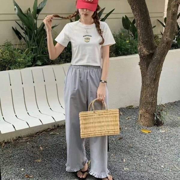漢堡夾貓咪短T