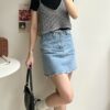 菱格勾織背心