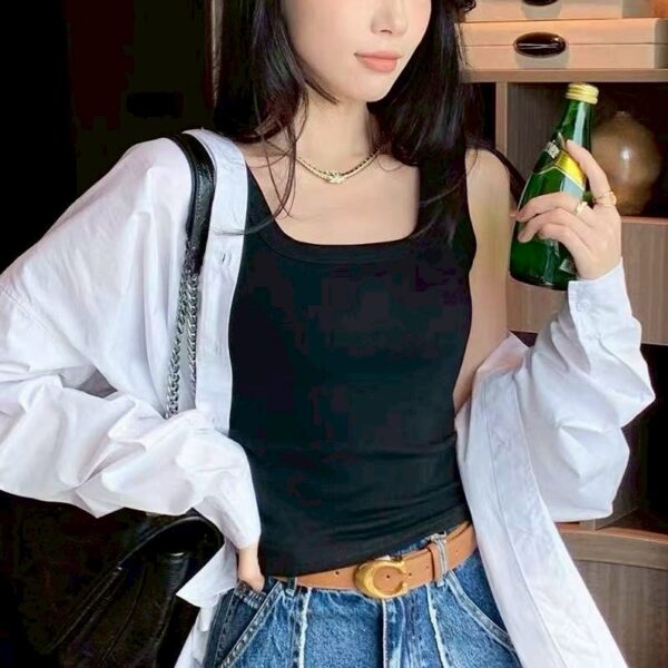 手掌杯寬肩小背心