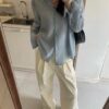 後排釦造型襯衫