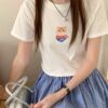 圓巾小貓咪短T