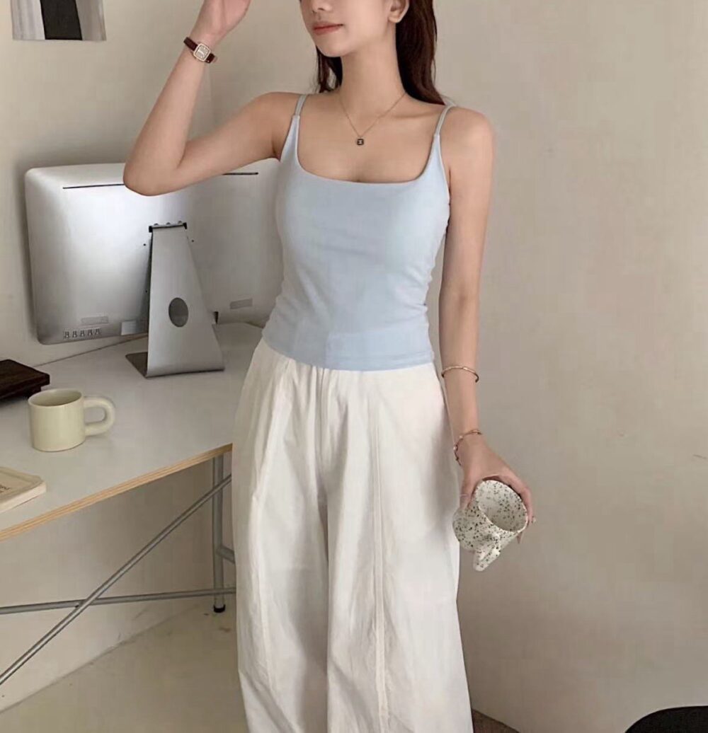 超舒服莫代爾一體式罩杯背心